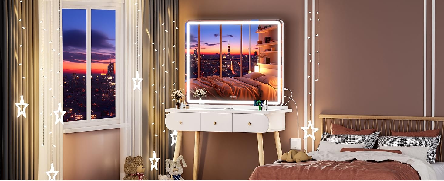 Takira Vanity Mirror with Lights, 32