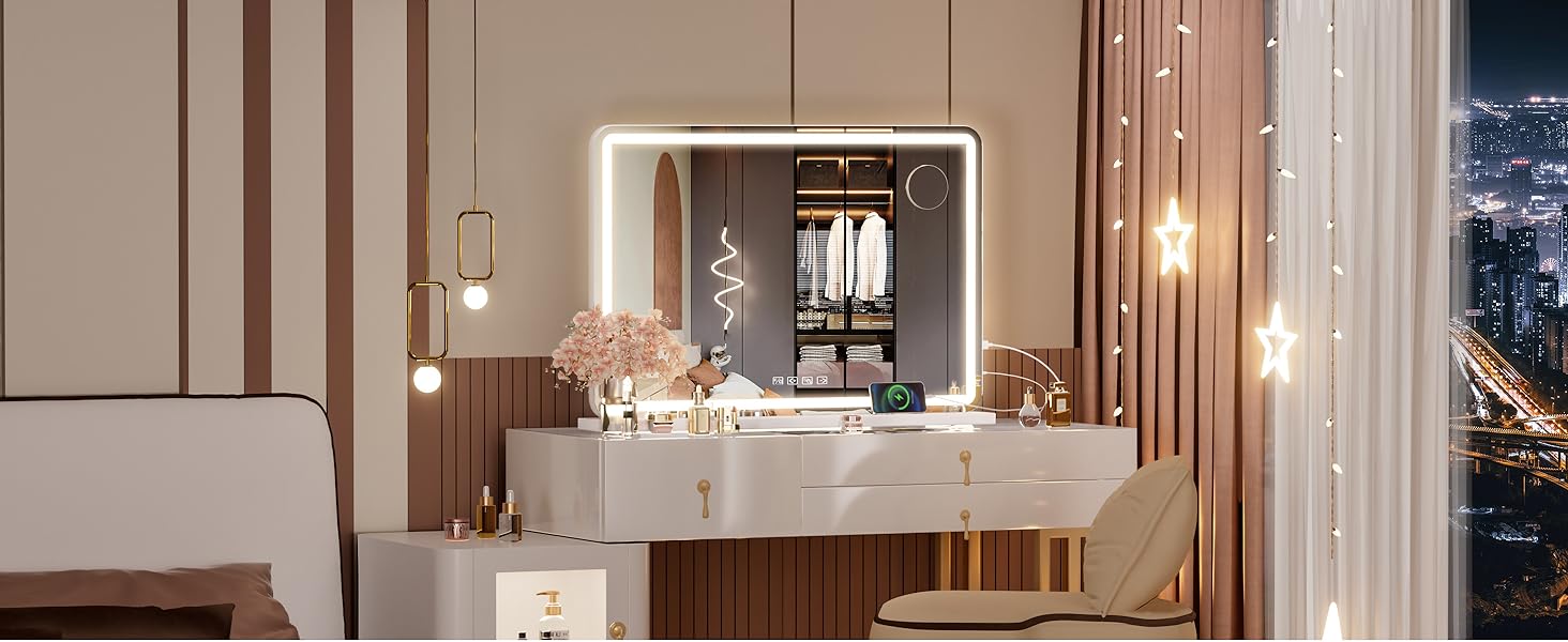 Takira Vanity Mirror with Lights, 32